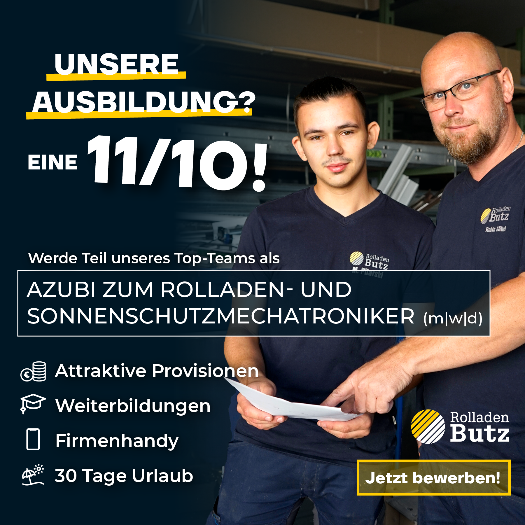 Stellenanzeige Azubi Bild